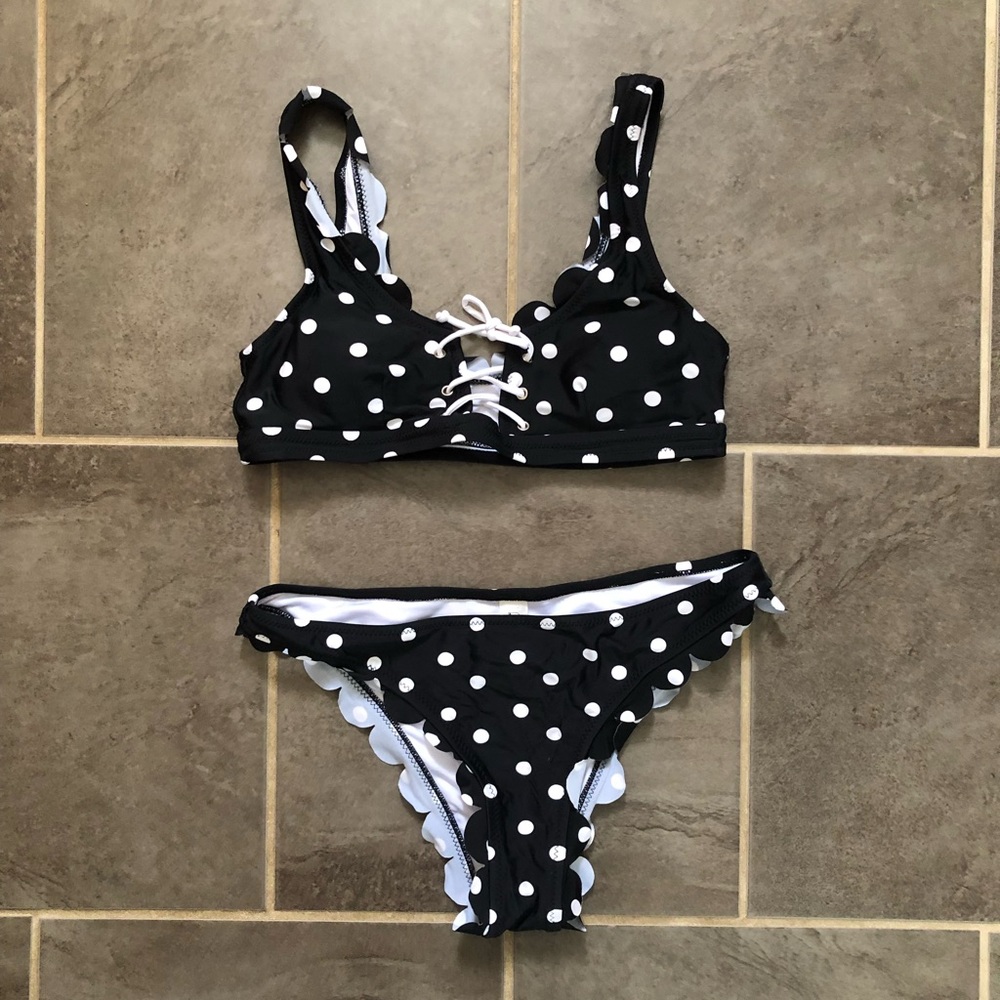 cupshe two piece polka dot bikini